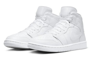 Nike Air Jordan Mid Triple White DV0991-111 Women's Size 6 New In Box