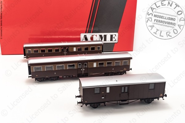 Acme 55205 H0 1:87 - Set Zug Chandra Fs Mit Kofferraum Um 7000 In Livree Ca-image