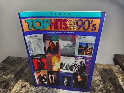 Top Hits of the 90's for Flute Instrument SONGBOOK Warner Bros Publication 