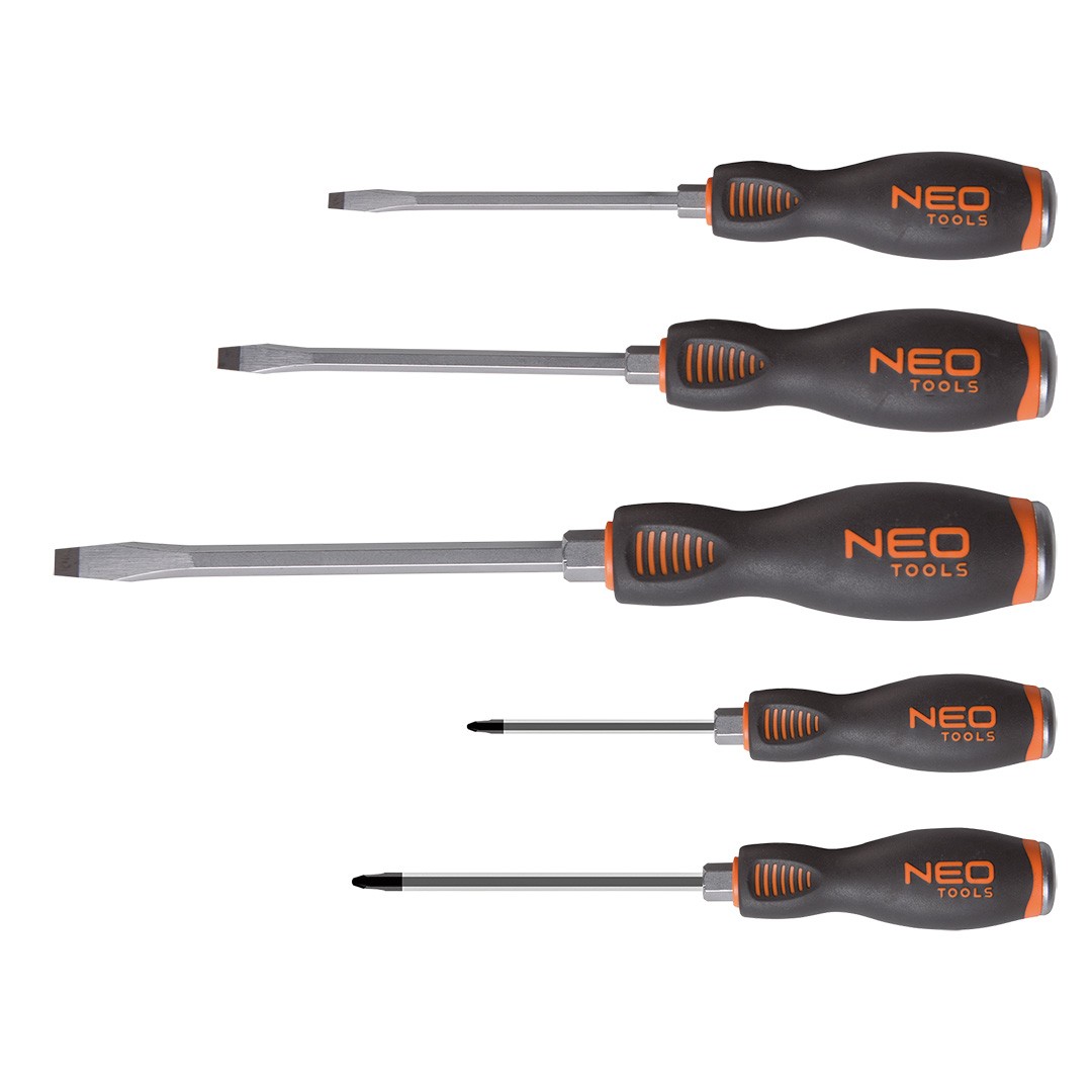 Neo Tools Mehrfarbig 5 Tlg. Schraubendreher Set Aus S2-Stahl 25 Jahre Garantie - Bild 4