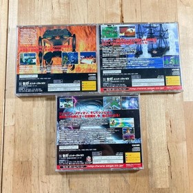 SEGA Saturn Shining Force III Scenarios 1 2 3 Complete 3-Game Set 14+