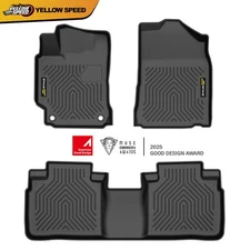 All-Weather 3D Molded TPE Floor Mats Liners Fit For 2015 2016 2017 Toyota Camry