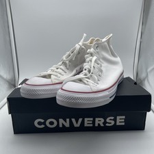 Converse Sneakers Chuck Taylor All Star Hi Unisex M8.5/W10.5 White Casual Shoes