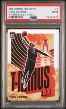 2021 PANINI DONRUSS OPTIC T-MINUS 3...2...1... HOLO #9 PAUL GEORGE PSA 9