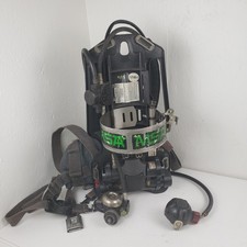 MSA FireHawk M7 AirMask 4500 PSI CBRN SCBA Harness Backplate Assembly No Tank