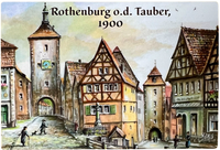 Valdeig KüHlschrankmagnet - Rothenburg O.D. Tauber - KüHlschrank Foto Magnet