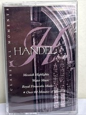 Handel Classical Music Audio Cassette Tape 1995 Over 60 Minutes Vintage New