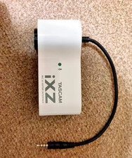 TASCAM iXZ Audio Interface - White 2011-Present (Battery powered phantom power!)