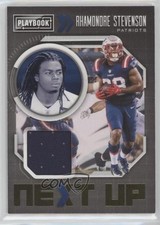 2021 Panini Playbook Next Up Jerseys Rhamondre Stevenson #NXT-RST 05ol