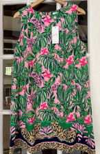 Lilly Pulitzer Edita Shift Dress Conch Shell Roaring With Joy Size 8 NWT 12007C