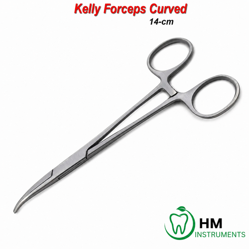 Chirurgische Dental Kelly Verriegelungszange gerade gebogen 14 cm Instrumentenset - Bild 5 von 6