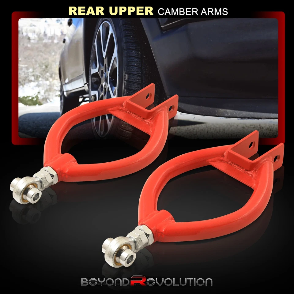 Kit de braço de cambagem ajustável suspensão traseira vermelho para 1990-1996 300ZX Z32 S13 240SX - Imagem 2 de 4