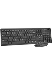 Rii RK200 Wireless Keyboard and Mouse Combo Set 2.4G, Black New