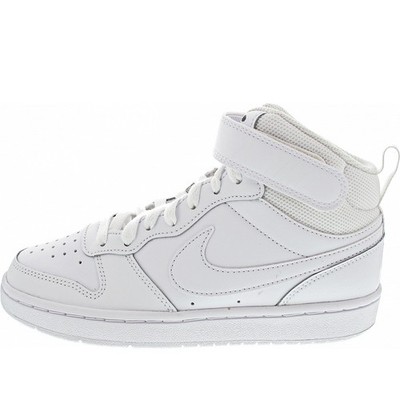 Nike Court Borough Mid 2 Jungen Sneaker high in Weiß