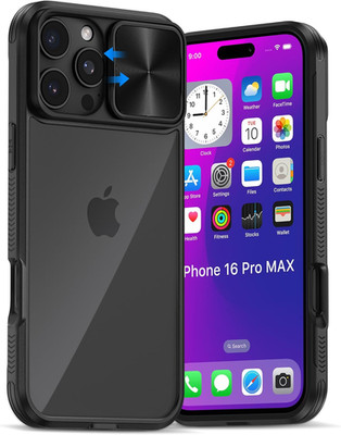 For Iphone 16 Pro Max Case with Camera Cover, 16 Pro Max Rugged CASE Camera Cove