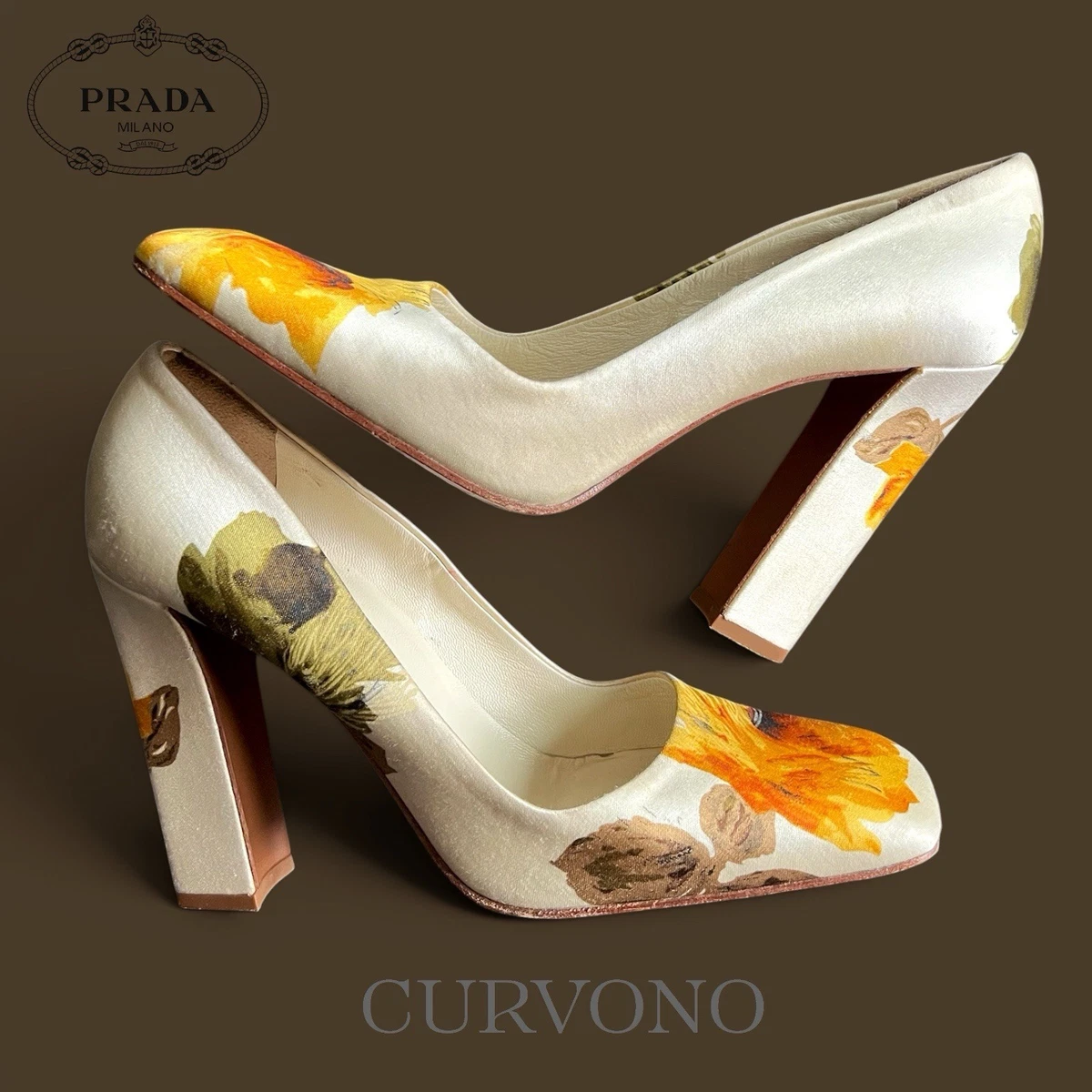 PRADA Yellow Heels for Women for sale | eBay