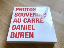 DANIEL BUREN PHOTOS SOUVENIRS AU CARRÉ HERMÈS LIVRE ILLUSTRÉ (NEUF SOUS BLISTER)