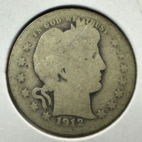 1912 25C Barber Quarter, Contains 0.1808oz of SILVER (88302)