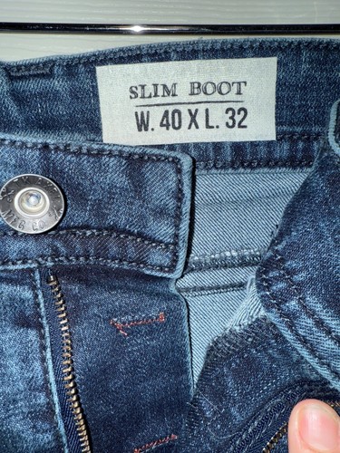 Neu mit Etikett T.K. Axel Stretch Slim Boot Jeans Größe 40X32 - Bild 5 von 12