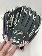 Basball Glove A150 Black & Pink 10.5" #WTA01RB21B5105P - Right Hand Throw - EUC 
