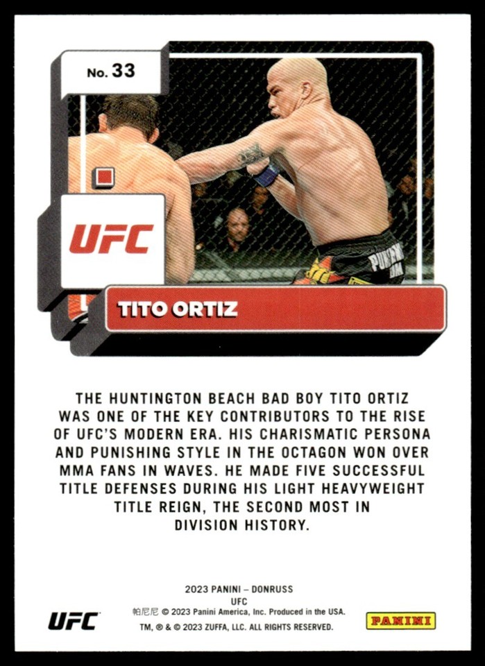 FIGURINE UFC TITO Ortiz fan expo edition limited Round 5