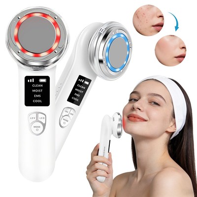 Home Care Facial Massager Device, Light Therapy, Skin Tightening & Anti Wrinkle