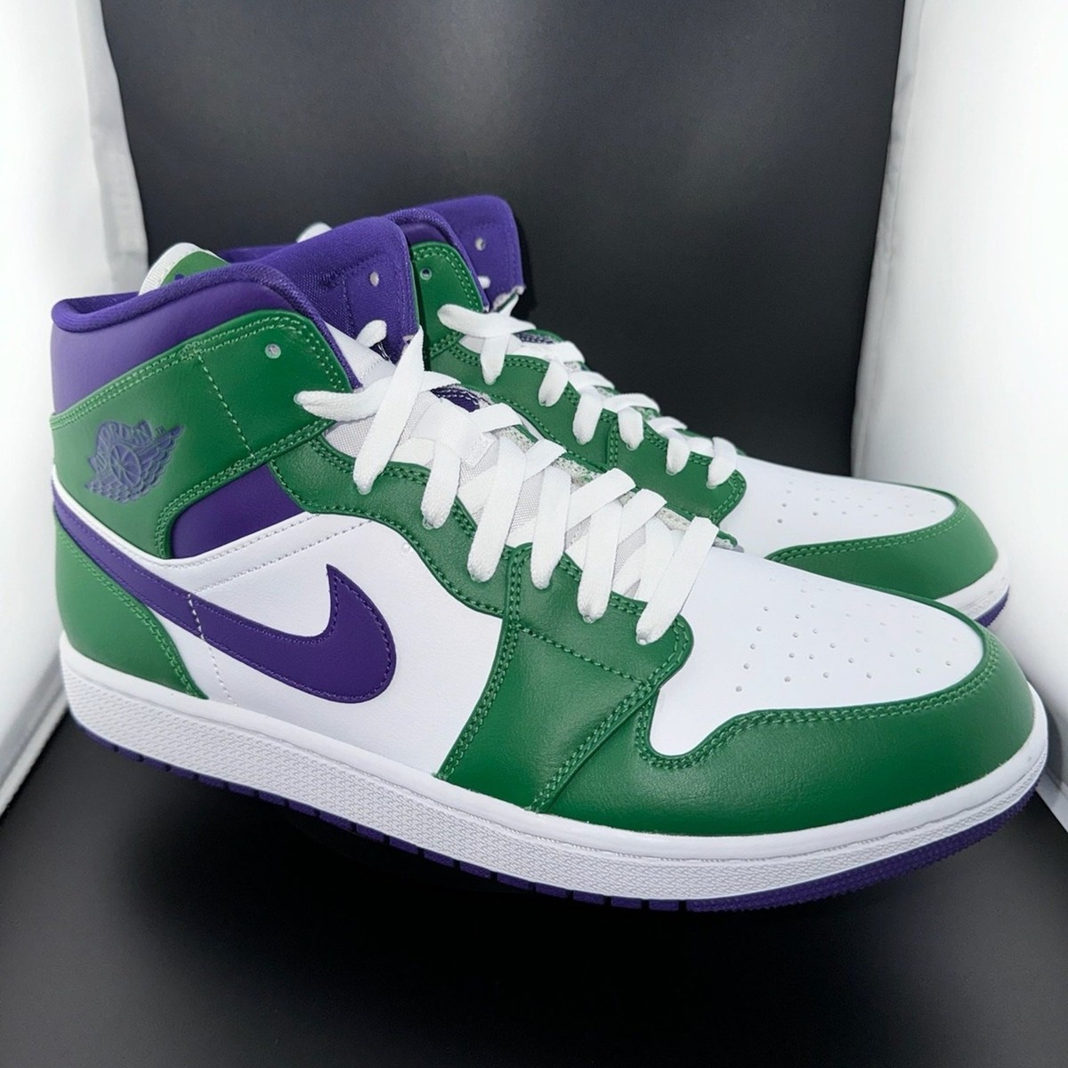 Nike Air Jordan 1 Mid ホワイト/ダークグリーン NIKE AIR JORDAN 1 MID SE 