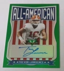 Trevor Lawrence 2021 Leaf Valiant All American Rookie Auto 38/99 Green Prismatic