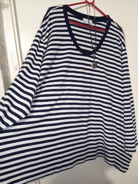 Women Ulla Popken Shirt White Polyester 8XL