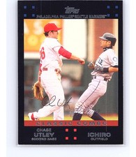 2007 Topps Updates & Highlights Classic Combo Chase Utley / Ichiro Suzuki #UH279