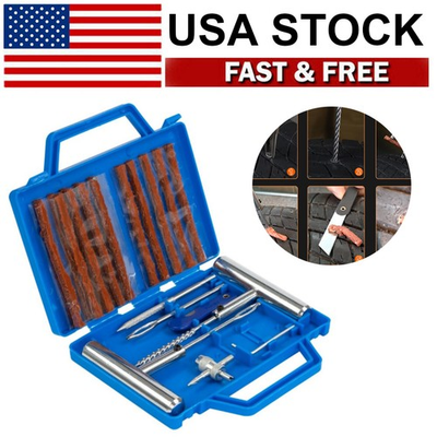 #ad #ad 23pcs Tire Repair Kit DIY Flat Tire Repair Car Truck Motorcycle Home Plug Patch $12.98