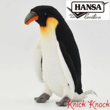 HANSA Emperor Penguin Plush BH5262 Realistic Bird Stuffed Animal Collectible
