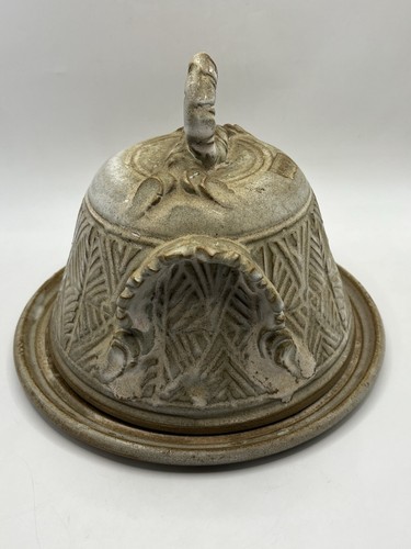 Very Rare Vintage Levi's Hand Made Pottery Cheese / Butter Dish - Picture 4 of 15