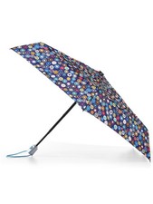 Totes Recycled Canopy One-Touch Auto Open Ultra Compact Mini Travel Umbrella