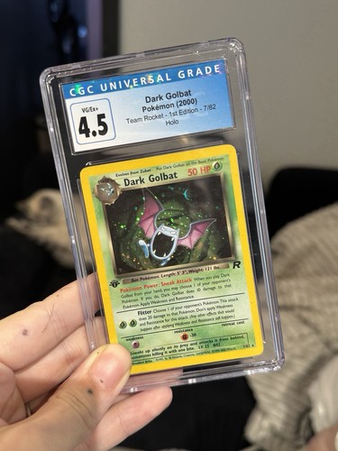 Dark Golbat (1st Edition) graded CGC 4.5 for sale on eBay