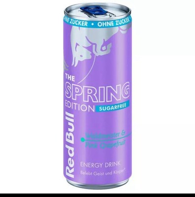 Red Bull Spring Edition 2025 Waldmeister Pink Grapefruit Sugarfree EINWEG Pfand