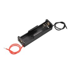 Single Side 1 x 1.5V AA Battery Case Holder Case Black 1PCS