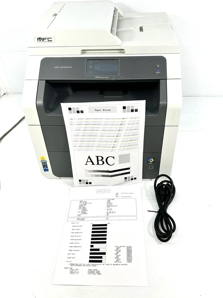 Brother MFC-9330CDW All-In-One -low Count 13700 Pgs-%100 Belts Units, Tested - Image 2 of 4