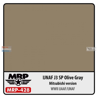 MRP428 MRP/Mr Paint - IJNAF J3 SP Olive Gray (Mitsubishi Special Paint) 30ml