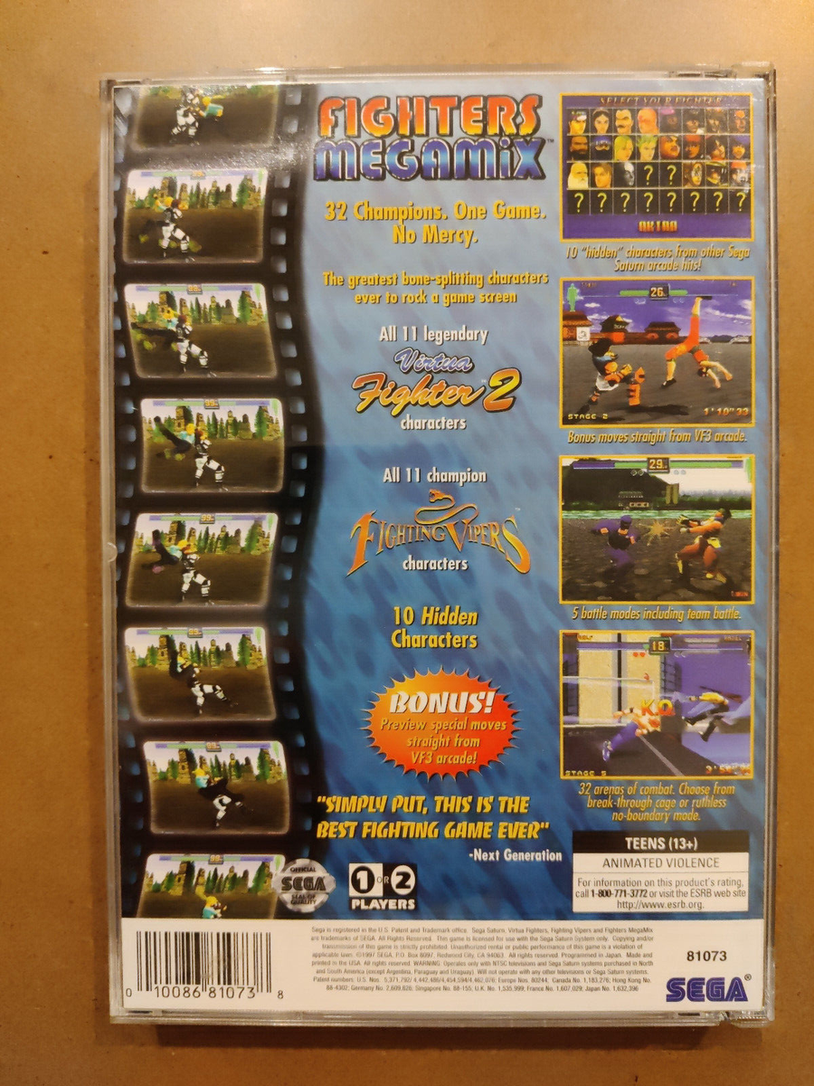 Jeu Fighters Megamix Pour Tiger Game.com - Version Américaine - Neuf Sous Blister