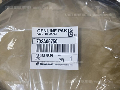 KAWASAKI NINJA ZX-10R 04-15 650R 06-08 TUBE-RUBBER,6X9X750