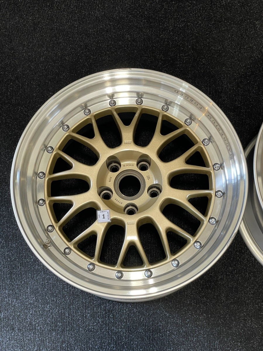 18x10 +20 5x114.3 BBS GT2 Wheel Rims | Pair | Forged | Magnesium
