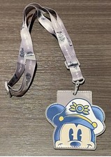 Disney Cruise Line DCL 25th Anniversary SILVER Lanyard NEW