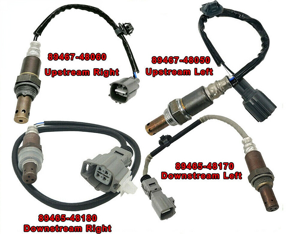 Set of 4 Oxygen Sensor UP+Downstream For Toyota Highlander