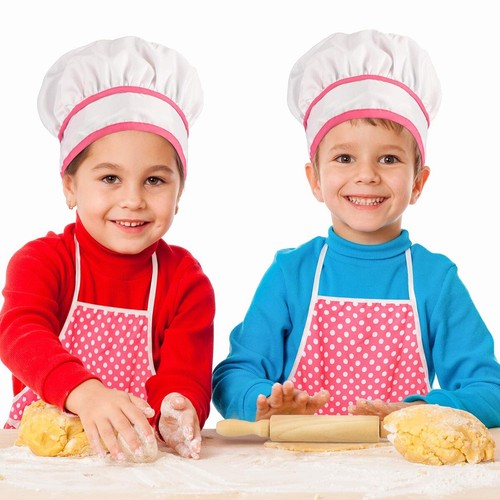 Kids Chef Role Play Costume Set Kid Cooking Baking Set Girl Toys for 3 4 5 6 7 8 - Picture 7 of 7