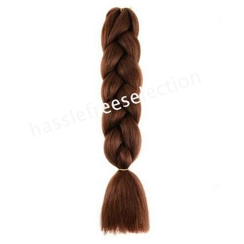 JUMBO Braiding Hair 60cm Hair Extensions Crochet Synthetic Fiber Braid Kanekalon - Picture 44 of 178
