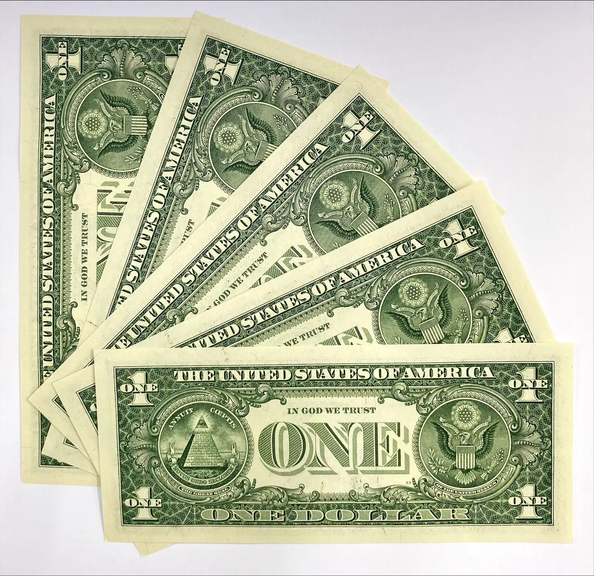 1 In Us Dollars US Dollars Ones 1 $ Bills Crisp Real New For Tip Gift Souvenir Collections Rare | eBay