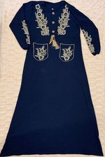 Women long dress abaya islamic dress nice long dress size L