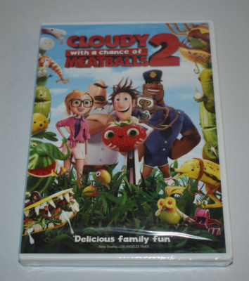 NEW Cloudy With a Chance of Meatballs 2 (DVD, 2013)