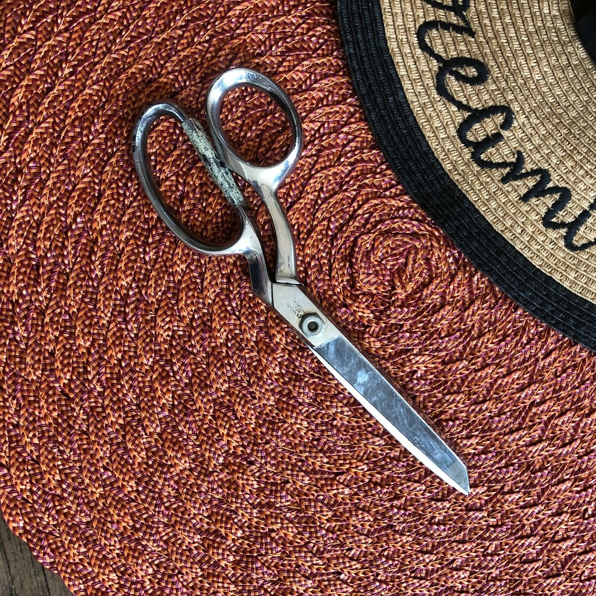 Vintage Joy Super Edge Metal Scissors Chrome Joy 88 Plated Rex